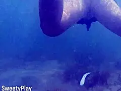 pool creampie underwater surprise