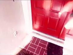 seducing my former babysitter with flashing and striptease 😏