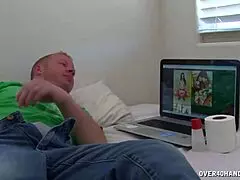 Bikini Lady Dreams of Stroking a Massive Cock