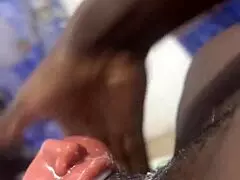 huge thick black dick guy creams throat toy in a sneak peak