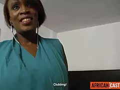 Big Natural Tits African Milf Anal Pounded In Homemade Audition!