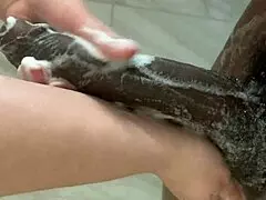 Monster cock gives anal creampie to big ass mother in law in interracial sex