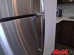 Thick Brunette Stepmom Natasha Nice Swallows Stepson's Hot Cum In POV Blowjob.