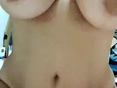 milf with big tits and curvy body in homemade video