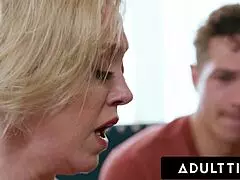 Busty Stepmom Dee Williams tries gaping anal with stepson