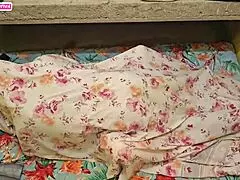 couple caught fucking under the sheets, but only in the ass