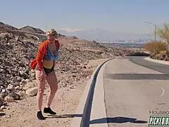 Picked up blonde Dee Williams fucks her biggest fan hard.