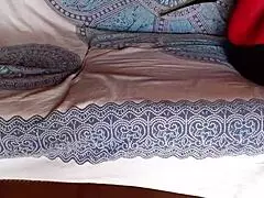 The milf with beautiful legs in red pantyhose and black heels