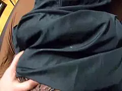 Valentine's Gift: Blowjob Fuck With Cum On Fur Jacket