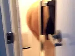 Spying on stepmom in the shower?