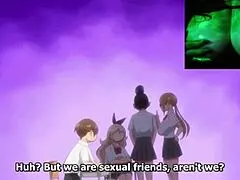 Guy gets lucky fucking three hotties in school with big tits goth girl Ivyadventure