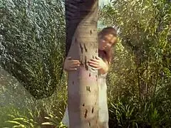 this perfect-breasted beauty is touching herself and thinking of her girlfriend 😍