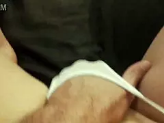 watch this mature woman get her shaved pussy fingered