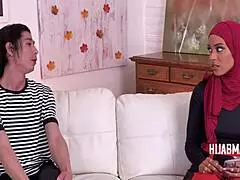 Hijab housewife david lee in shy milf arab setting