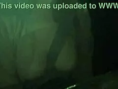 Is Artemisia Love flashing her big tits in the car