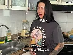 Silvana Lee, the Latina Maid with a Huge Ass, Seduces Brian Evansx for a Wild Fuck. Want to See Her Bend Over?