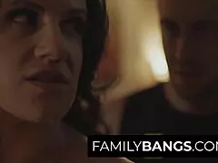 Sensual Step Mother Changes Clothes