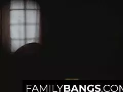 Sensual Step Mother Changes Clothes