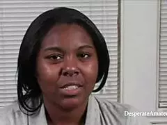 nervous amateurs suck big cock for money in casting!