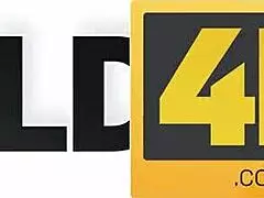 Handsome mature man Angie Moon makes love to young European model