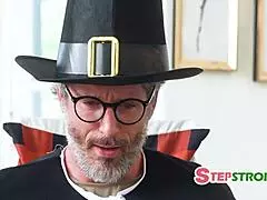 Thanksgiving family bang before the feast, hitting orgasm before food-gasm! Who’s next?!