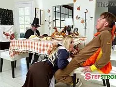 Thanksgiving family bang before the feast, hitting orgasm before food-gasm! Who’s next?!