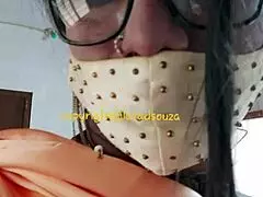 Indian Sexy Crossdresser Lara Dsouza In Orange Satin Saree