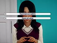 complete gameplay in my bully is my lover part 10, with redhead asian teen sucking and blowing