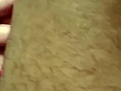 beautiful latina milf bent over for anal and creampie from big black cock.