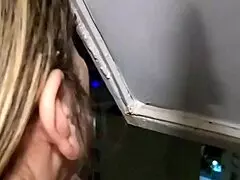 beautiful latina milf bent over for anal and creampie from big black cock.