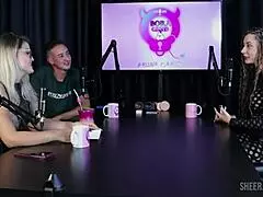 jujube delícia asks, 'ready for bora cast with bruna carlos? part 2 on sheer red'