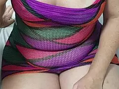 Wife Shows Pussy Boobs And Big Ass On Webcam