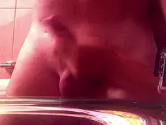 Watch Me Give Him A Handjob From Behind! Compilation Views From Two Cameras Capturing Every Stroke.