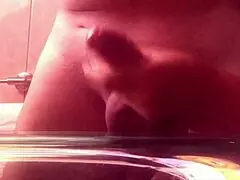 Watch Me Give Him A Handjob From Behind! Compilation Views From Two Cameras Capturing Every Stroke.