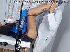 madrasta leva enteada ao ginecologista pervertido, blindfolded and kinky