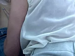 A Stunning Blonde Comforts Another In The Parking Lot.