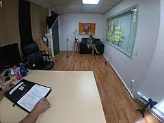 nataly dewalt gagging on cock during hardcore casting