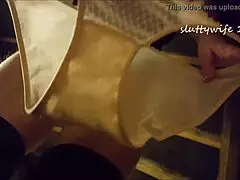 Hey panties pervs, check out this milf in skirt and thong lingerie