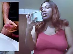 she thinks my small dick is big, leading to orgasm and cumshot