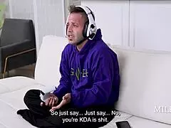 Desperate milf teaches stepson in lingerie 😏