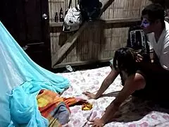 Man, this is real homemade porn, I swear! Found a gorgeous student in the jungle, invited her for lunch, then she had me over to bang hard with my huge cock!