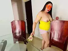 Stepmom seduces stepson with her huge cameltoe, addicted to swinging and cuckolding.