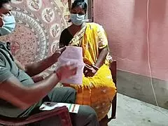 step-mother asks step-son for a sensual freehand massage leading to big black cock