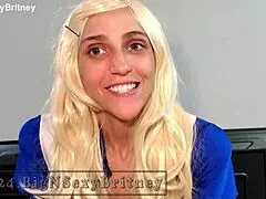 why does big n sexy britney the cheerleader give sloppy blowjob and anal with spanking?