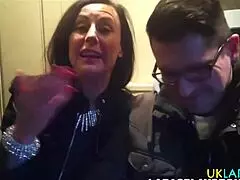 stockings milf sucking that monster cock