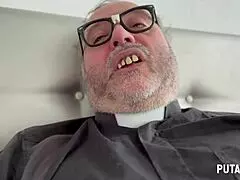 Putalocura - Latina Tetona Lia Ponce Castigada y Follada por Padre Damián