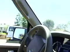 blonde mom in fishnets heels with big tits on bed