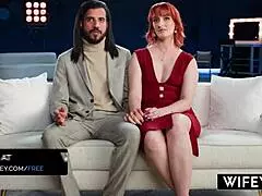 Wifey married milf queen mirage takes a huge bbc while hubby cheers on 😈