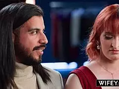 Wifey married milf queen mirage takes a huge bbc while hubby cheers on 😈