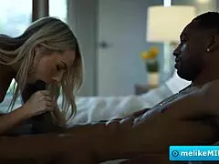 bunny madison sucks a monster black dick and fucks hard in hollywood